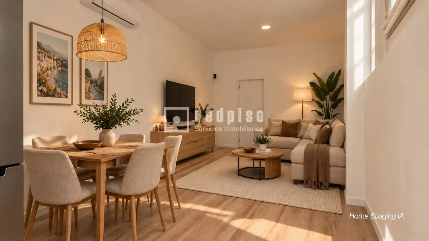 Sala de estar de Apartamento en venta en Málaga con Aire acondicionado, Calefacción y Terraza