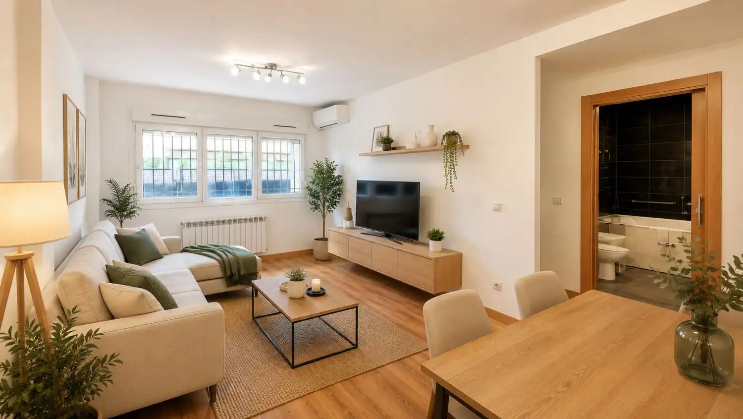 Sala de estar de Piso en venta en Villaviciosa de Odón con Aire acondicionado, Calefacción y Trastero