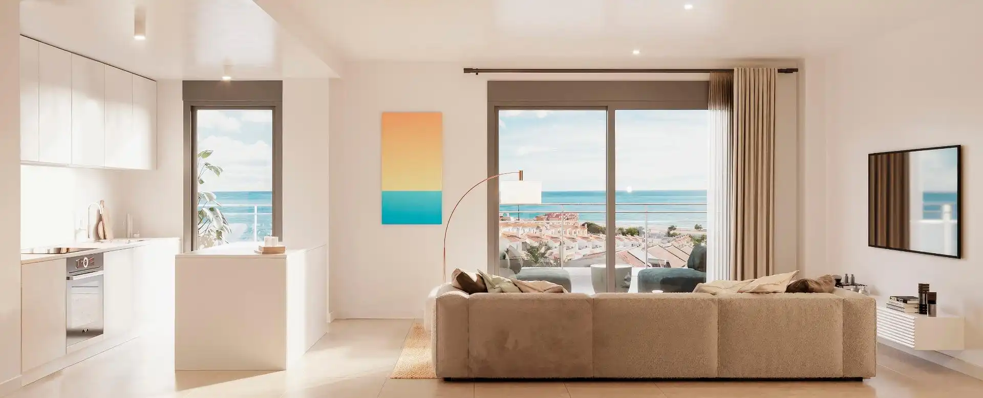 Living room of Ground floor for sale in Rincón de la Victoria  with Air Conditioner, Heating and Private garden