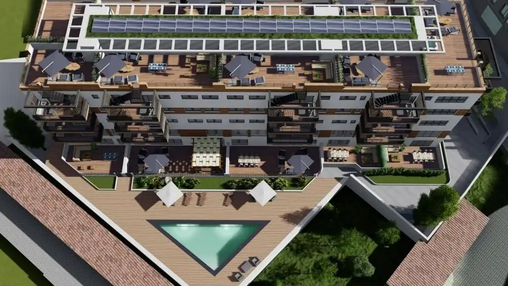 Terrace of Flat for sale in Mos  with Private garden, Terrace and Storage room