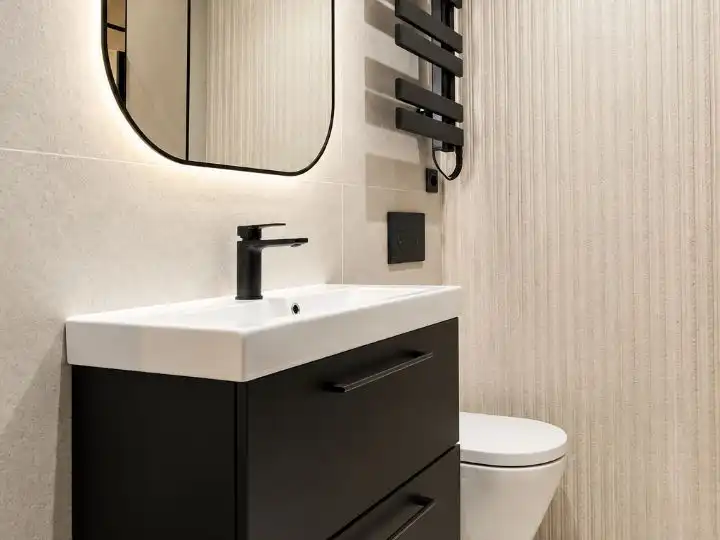 Baño de Apartamento en venta en  Madrid Capital con Aire acondicionado y Terraza