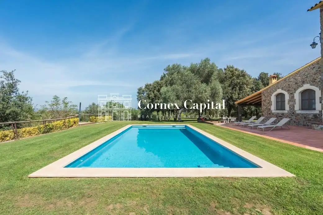 Piscina de Finca rústica de alquiler en Fontanilles con Aire acondicionado, Calefacción y Jardín privado