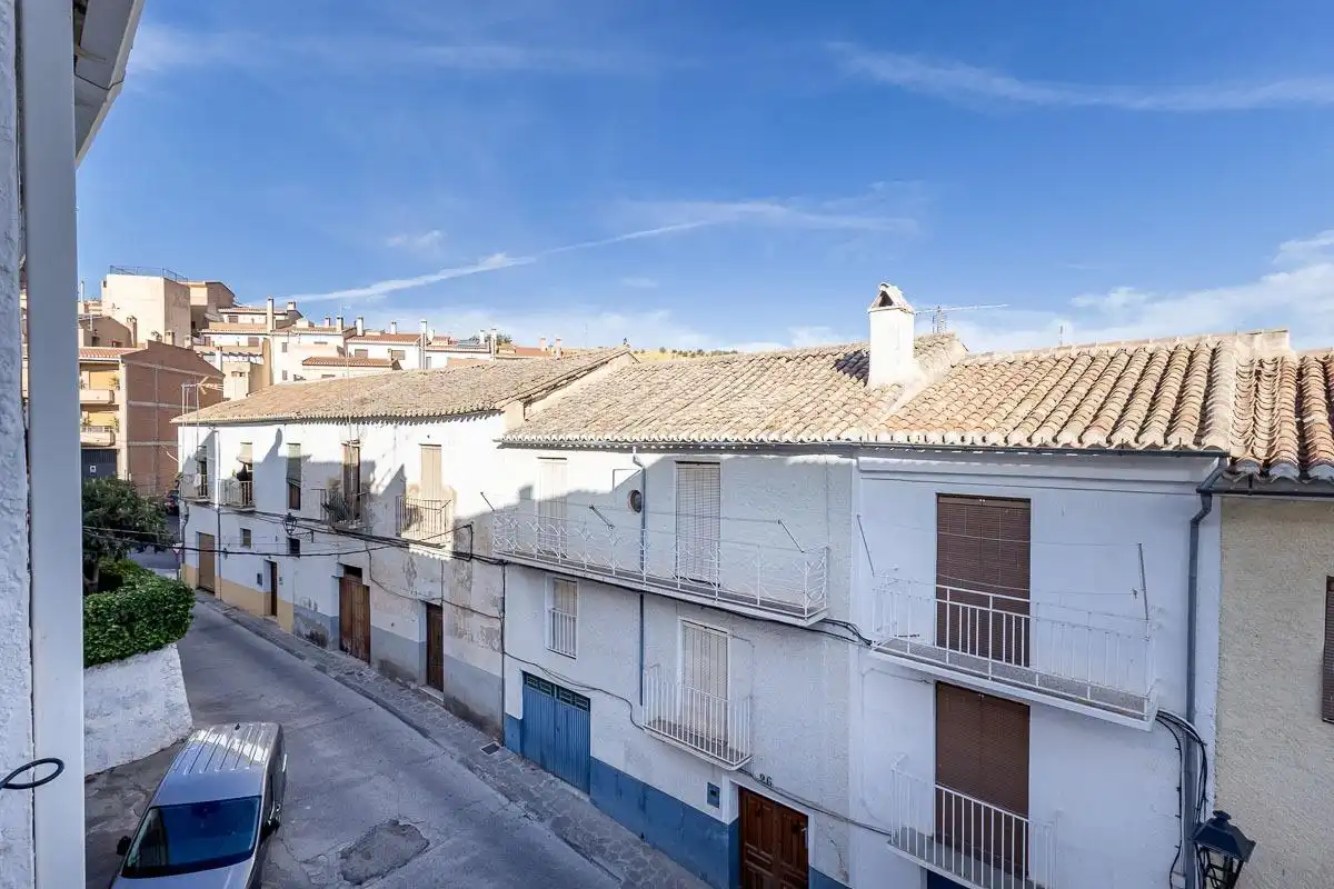 Vista exterior de Casa o xalet en venda en Alhama de Granada amb Terrassa, Moblat i Balcó