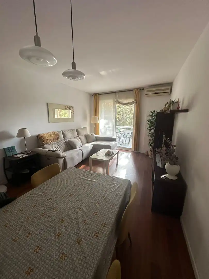Sala de estar de Piso en venta en Cornellà de Llobregat con Calefacción, Jardín privado y Balcón