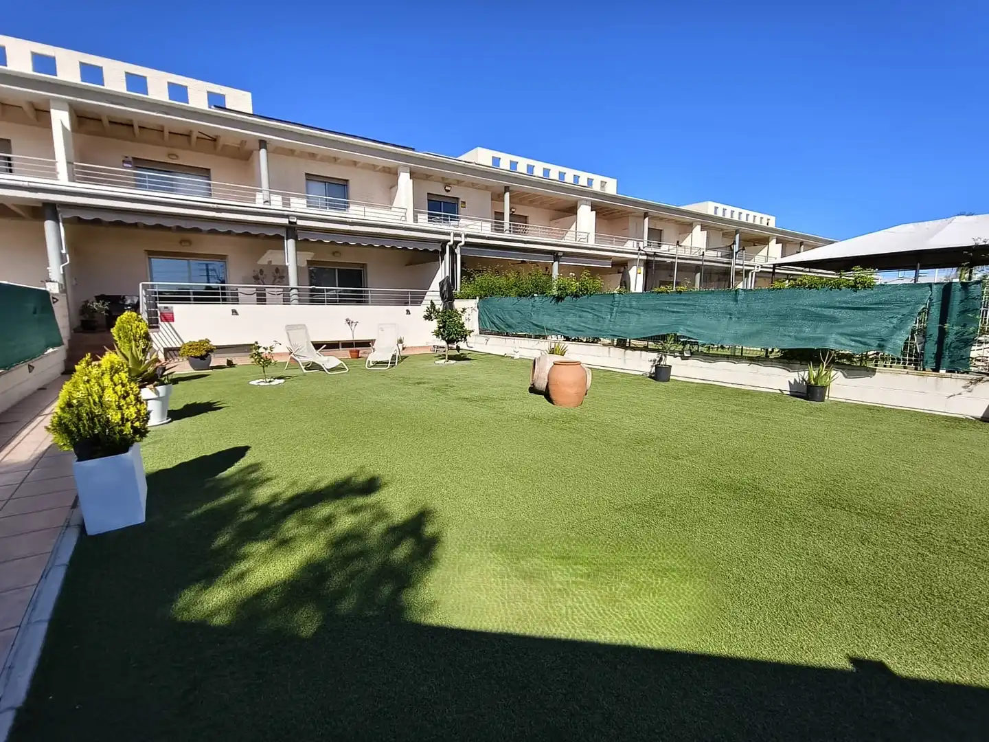 Terraza de Casa adosada en venta en Mutxamel con Aire acondicionado, Jardín privado y Terraza