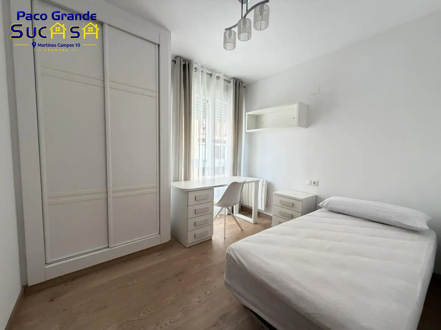 Schlafzimmer von Wohnung zur Miete in Granada mit Klimaanlage, Heizung und Terrasse