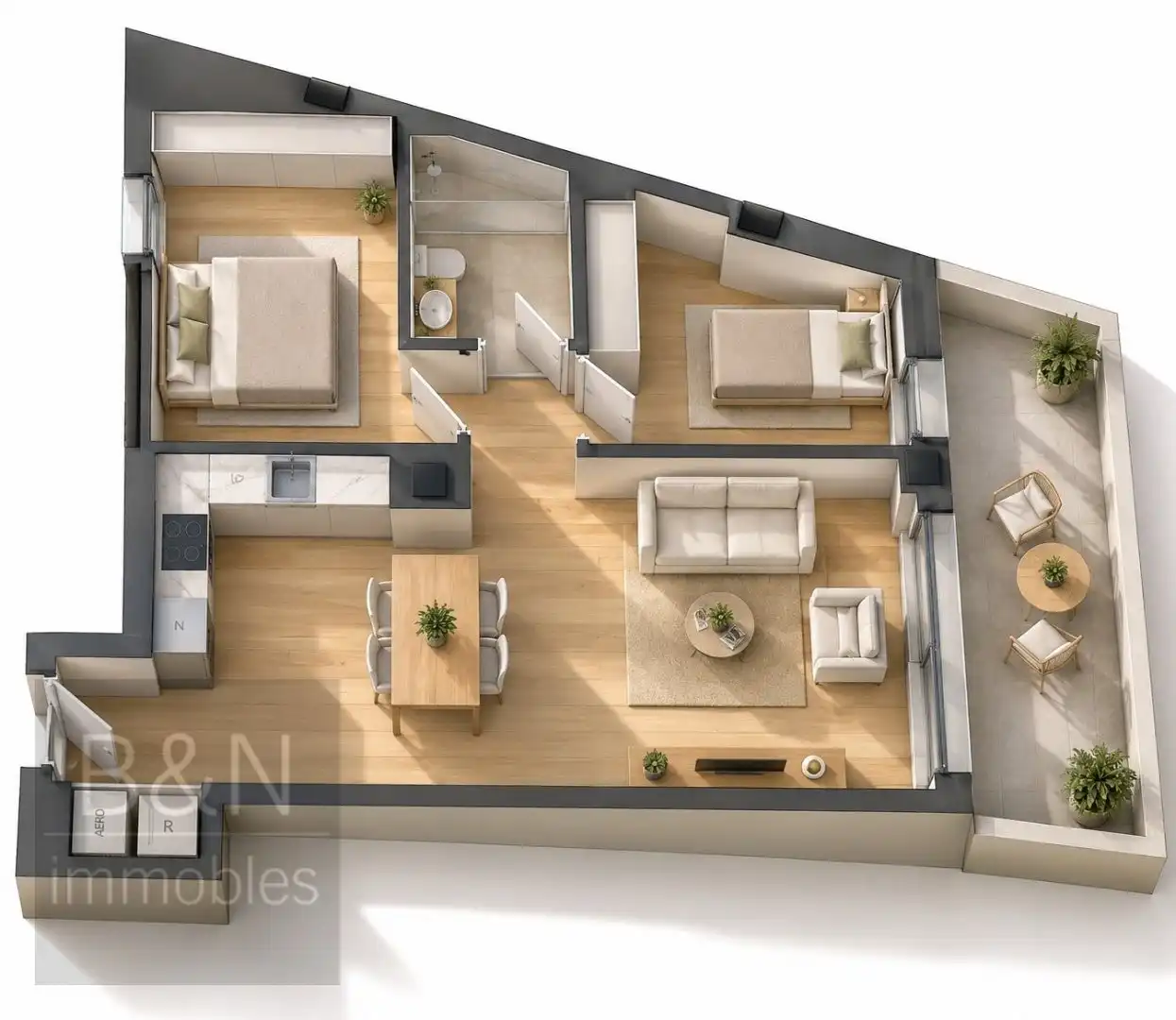 Flat with pool for sale in Nord-oest, imagen 2