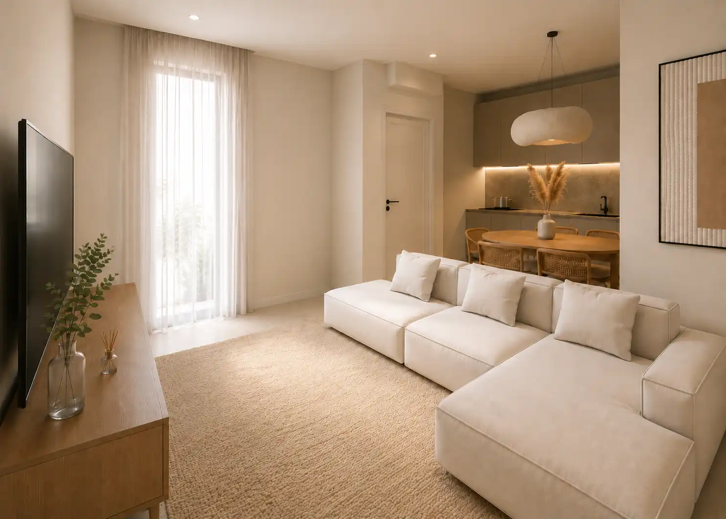 Sala d'estar de Apartament en venda en Murcia amb Aire condicionat