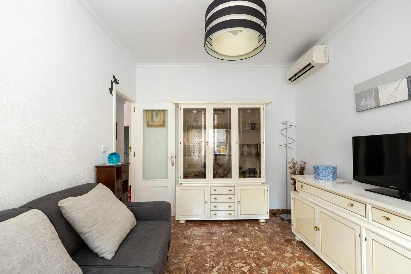Sala d'estar de Casa o xalet en venda en Armilla amb Aire condicionat, Traster i Balcó