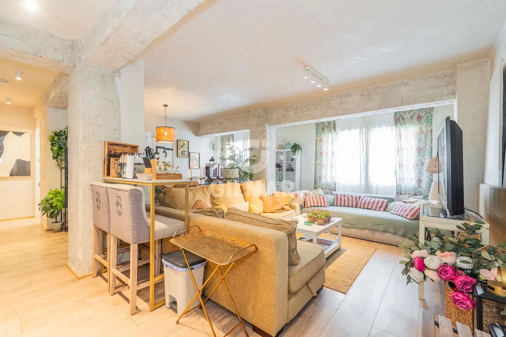 Sala de estar de Piso en venta en Madrid con Calefacción y Amueblado