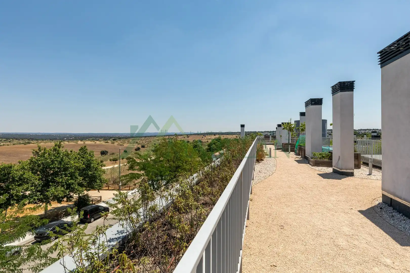 Terrace of Flat for rent in Las Rozas de Madrid  with Air Conditioner, Heating and Private garden