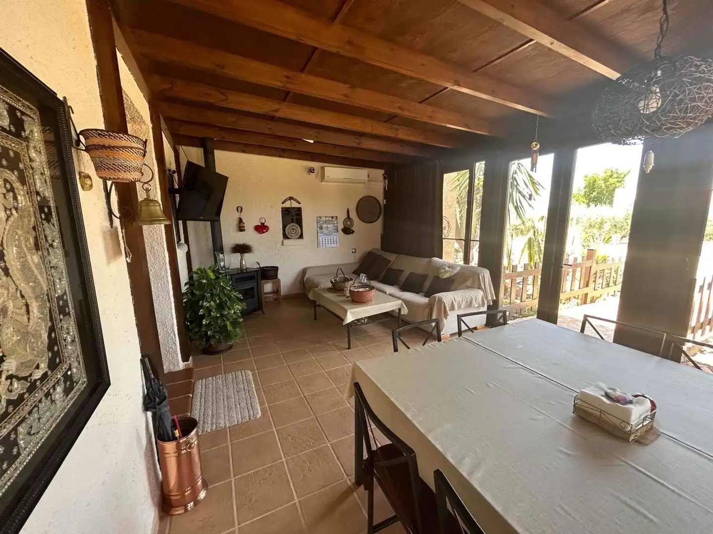 Terraza de Casa o chalet en venta en Mojácar con Aire acondicionado, Calefacción y Jardín privado