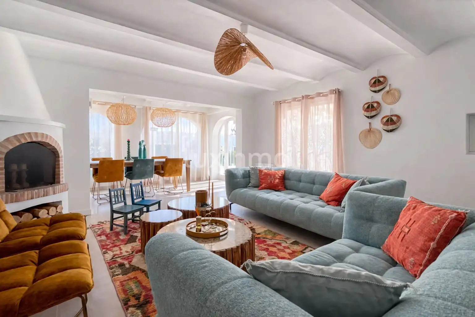 Sala de estar de Casa o chalet en venta en Altea con Aire acondicionado, Calefacción y Terraza