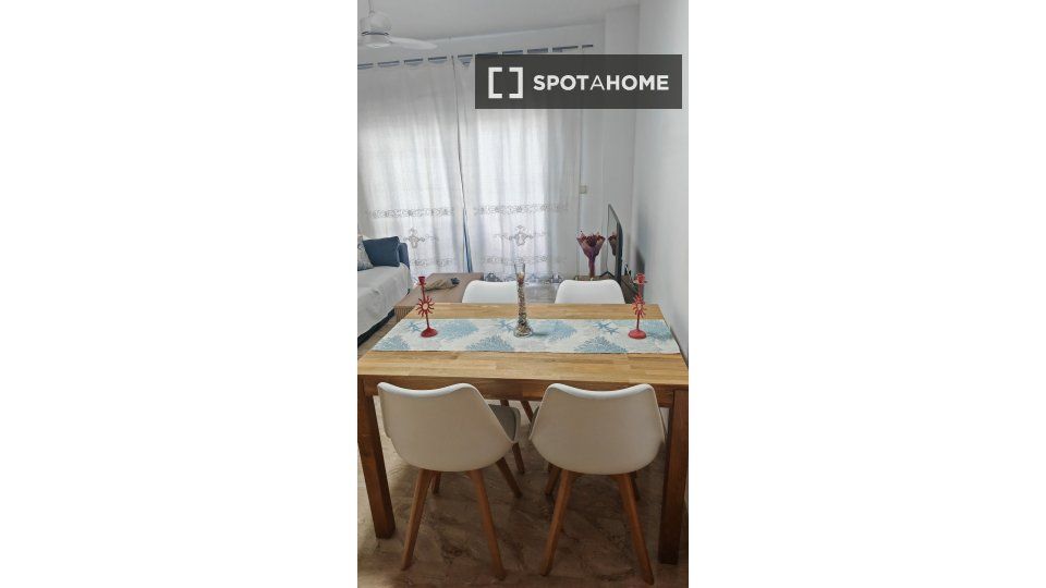 Comedor de Piso de alquiler en Mataró con Aire acondicionado, Calefacción y Amueblado