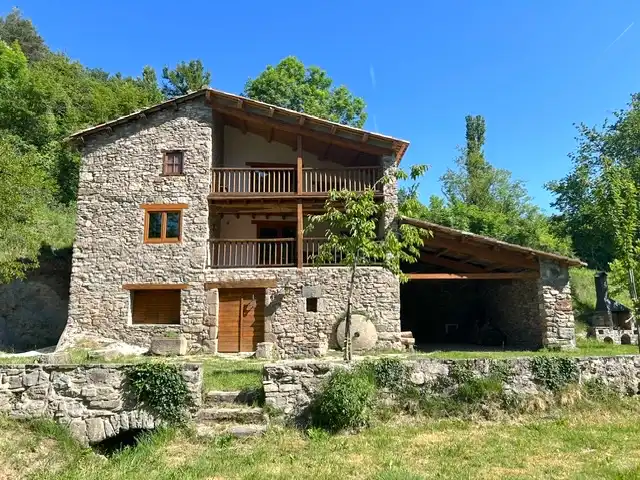 Vista exterior de Finca rústica en venda en Borredà amb Calefacció, Jardí privat i Terrassa