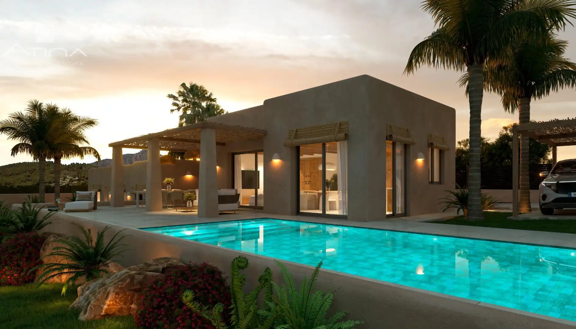 Swimming pool of Houses for sale in Jávea / Xàbia  with Air Conditioner, Private garden and Terrace