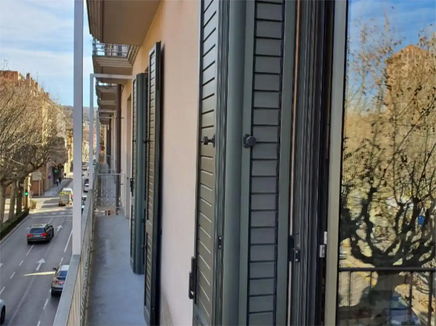 Vista exterior de Piso en venta en Olot con Aire acondicionado, Jardín privado y Parquet
