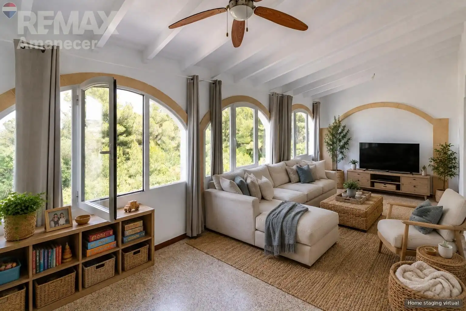 Sala d'estar de Casa o xalet en venda en Jávea / Xàbia amb Piscina