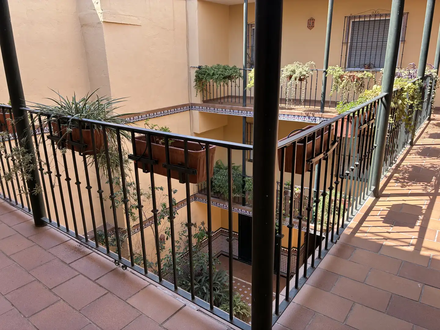 Balcony of Apartments for sale in Sevilla  with Air Conditioner