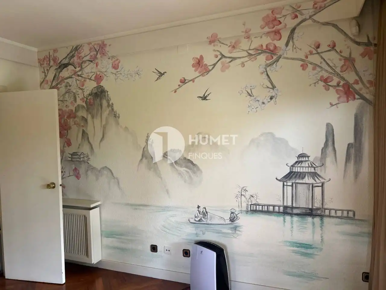 Bedroom of Flat for sale in Sant Cugat del Vallès  with Air Conditioner, Heating and Private garden