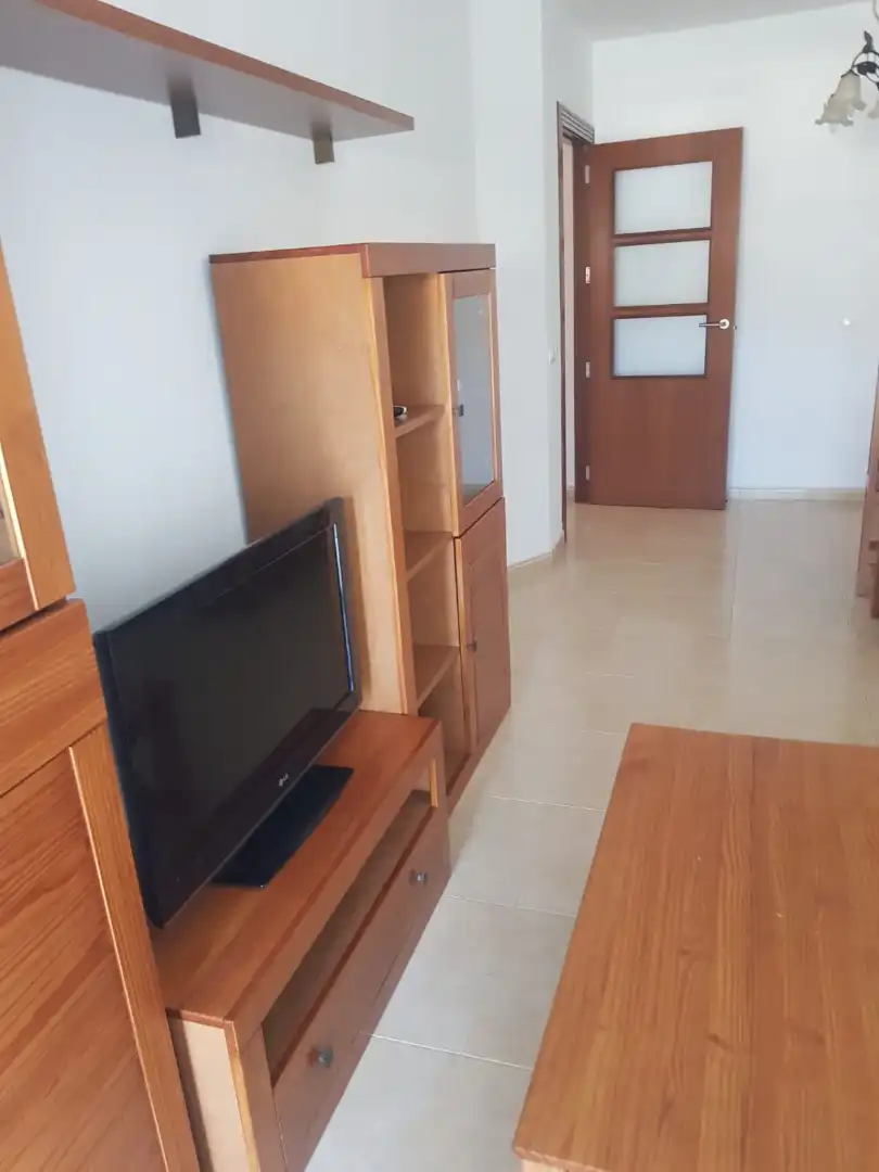 Living room of Flat for rent in Roquetas de Mar  with Heating, Terrace and Furnished