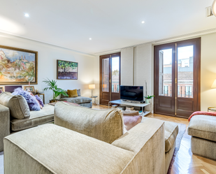 Living room of Apartment to rent in  Madrid Capital  with Air Conditioner and Terrace