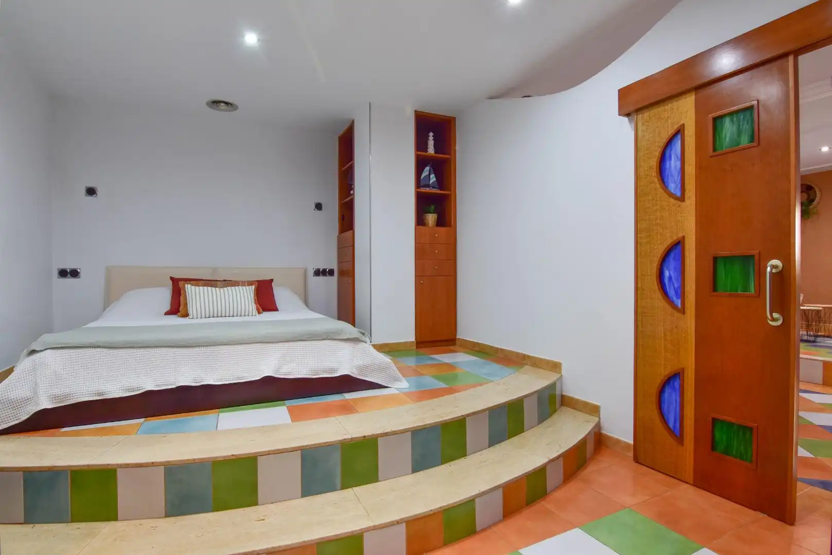 Dormitori de Planta baixa de lloguer en La Pobla de Farnals amb Aire condicionat, Moblat i Piscina comunitària