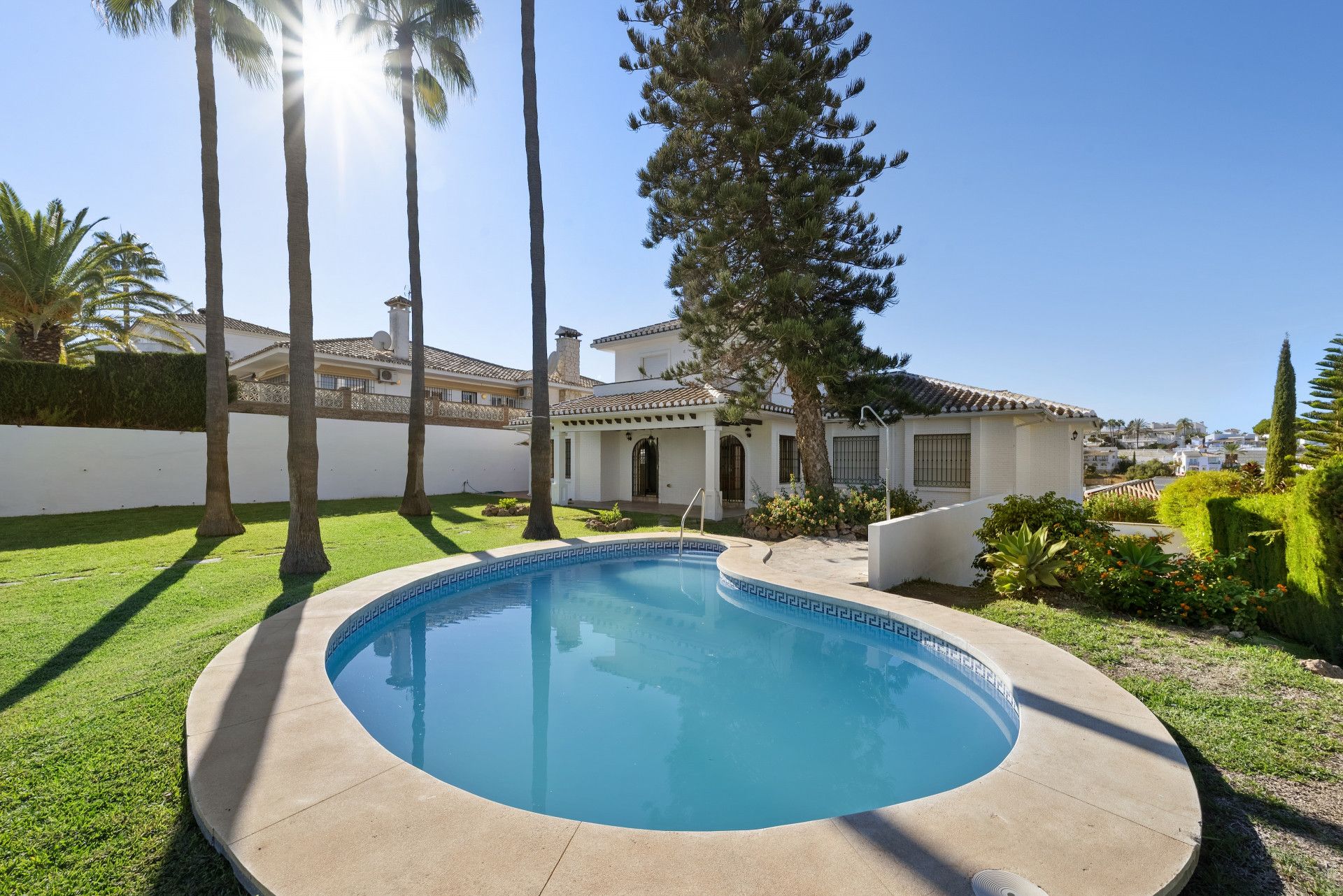 Jardín de Casa o chalet en venta en Mijas con Aire acondicionado, Jardín privado y Terraza