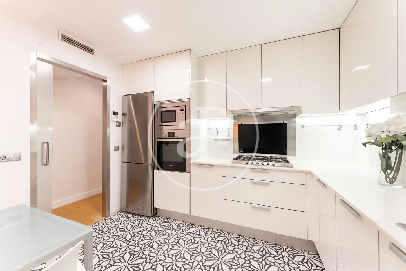 Küche von Wohnung zum Verkauf in  Palma de Mallorca mit Klimaanlage, Heizung und Balkon