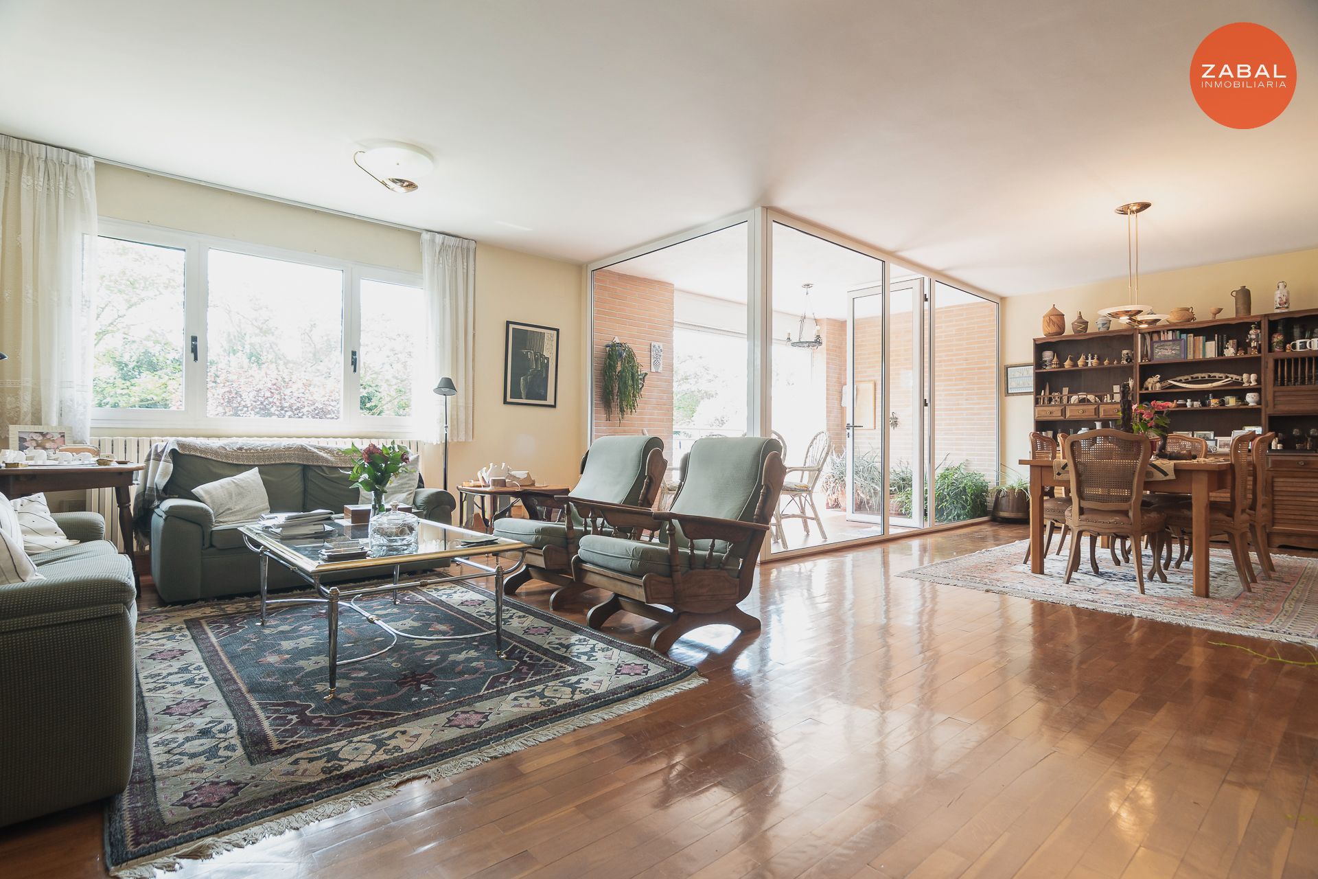 Living room of House or chalet for sale in Barañain  with Heating, Private garden and Parquet flooring