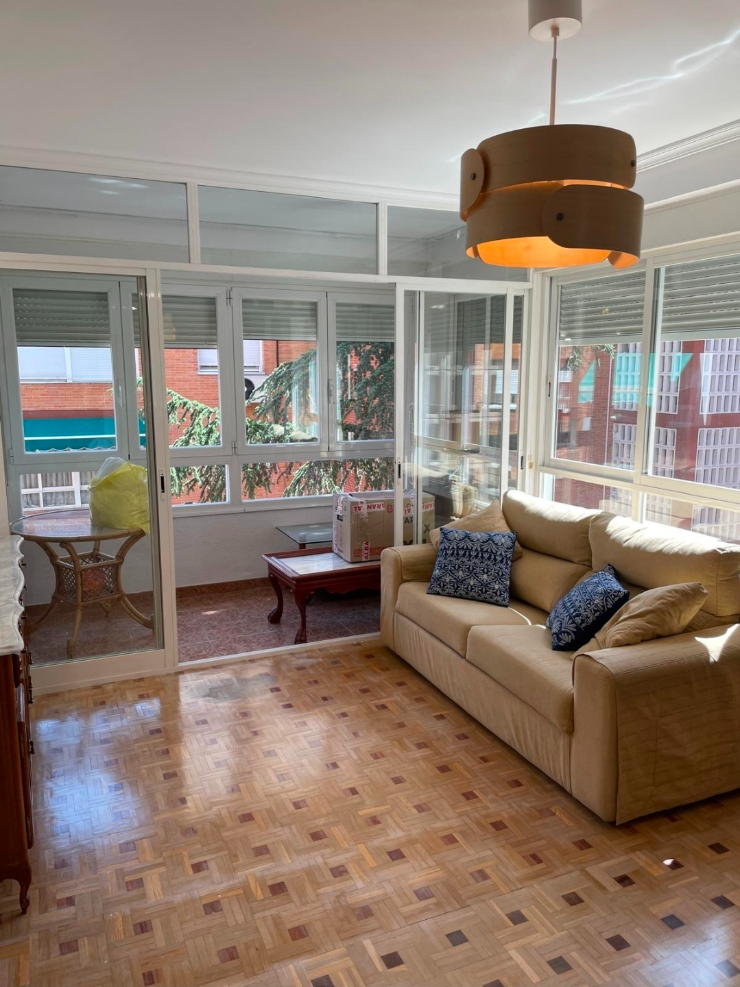 Living room of Flat for sale in  Madrid Capital  with Air Conditioner, Heating and Terrace