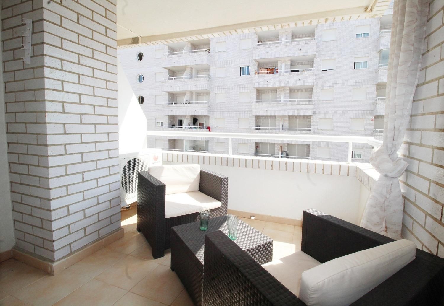 Terrassa de Apartament en venda en Oropesa del Mar / Orpesa amb Aire condicionat, Jardí privat i Terrassa