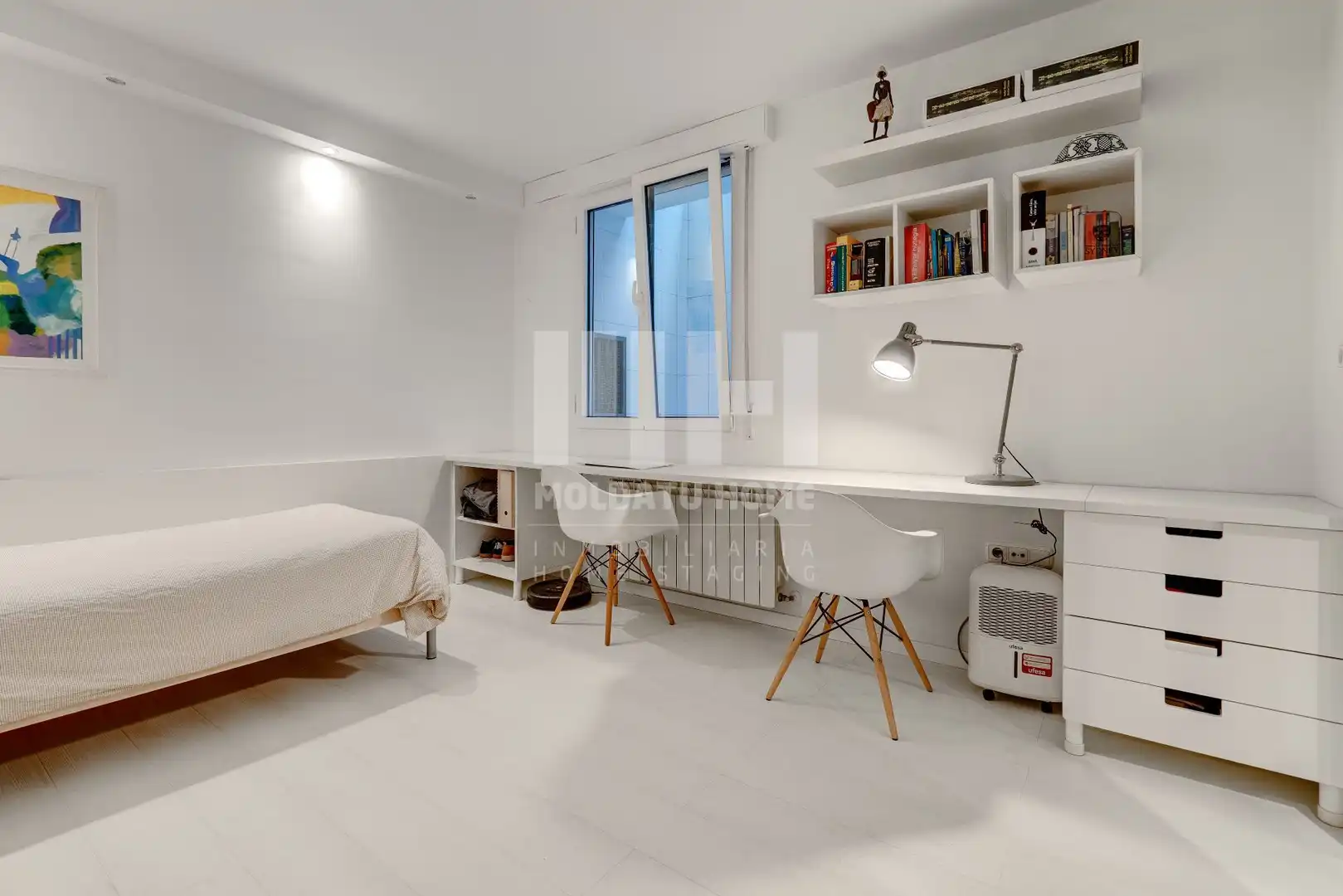 Schlafzimmer von Wohnung zur Miete in Donostia - San Sebastián  mit Heizung, Privatgarten und Terrasse
