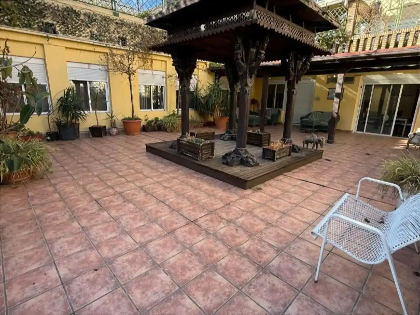 Terrasse von Wohnung zur Miete in  Zaragoza Capital mit Klimaanlage und Balkon