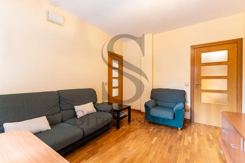 Living room of Flat for sale in Barcelona  with Air Conditioner and Parquet flooring