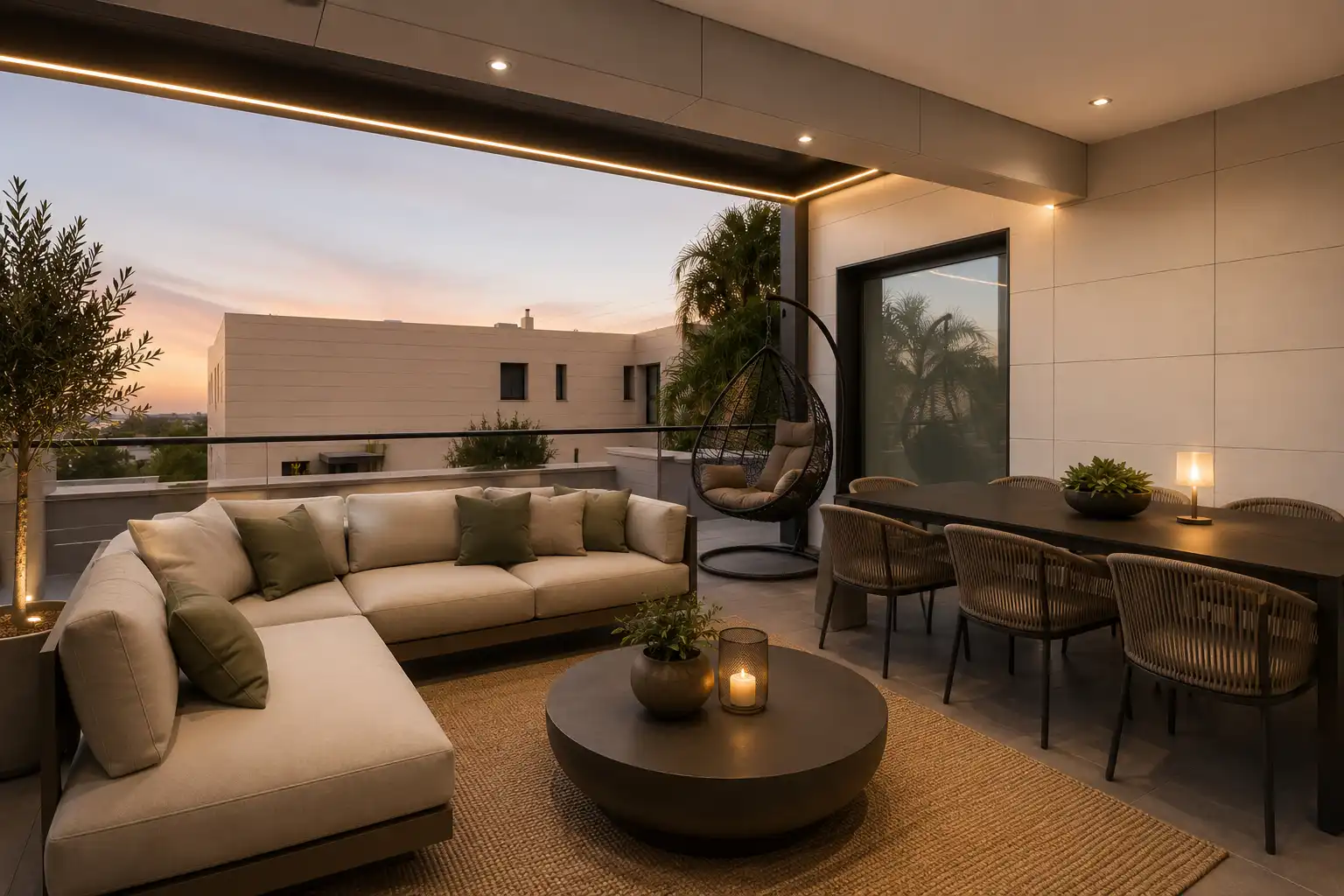 Terrassa de Casa adosada en venda en Torrent amb Aire condicionat, Jardí privat i Parquet