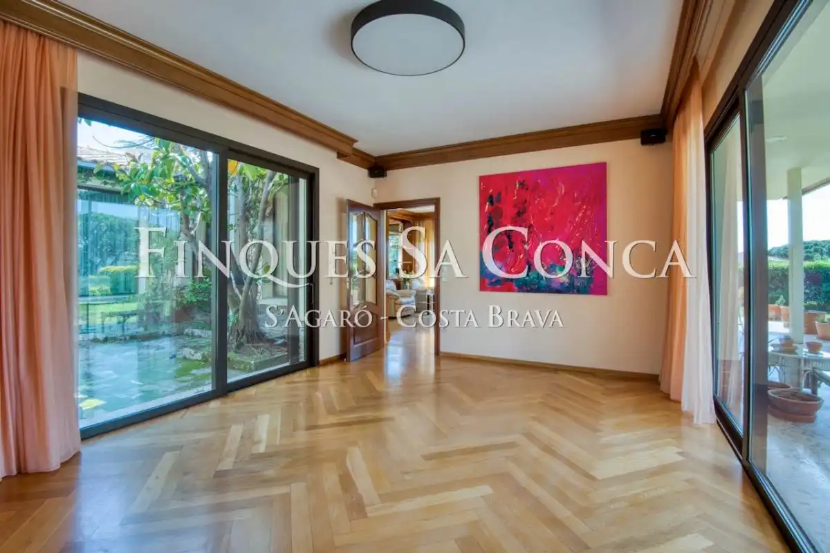 Vista exterior de Casa o chalet en venta en Castell d'Aro, Platja d'Aro i s'Agaró con Aire acondicionado, Calefacción y Piscina