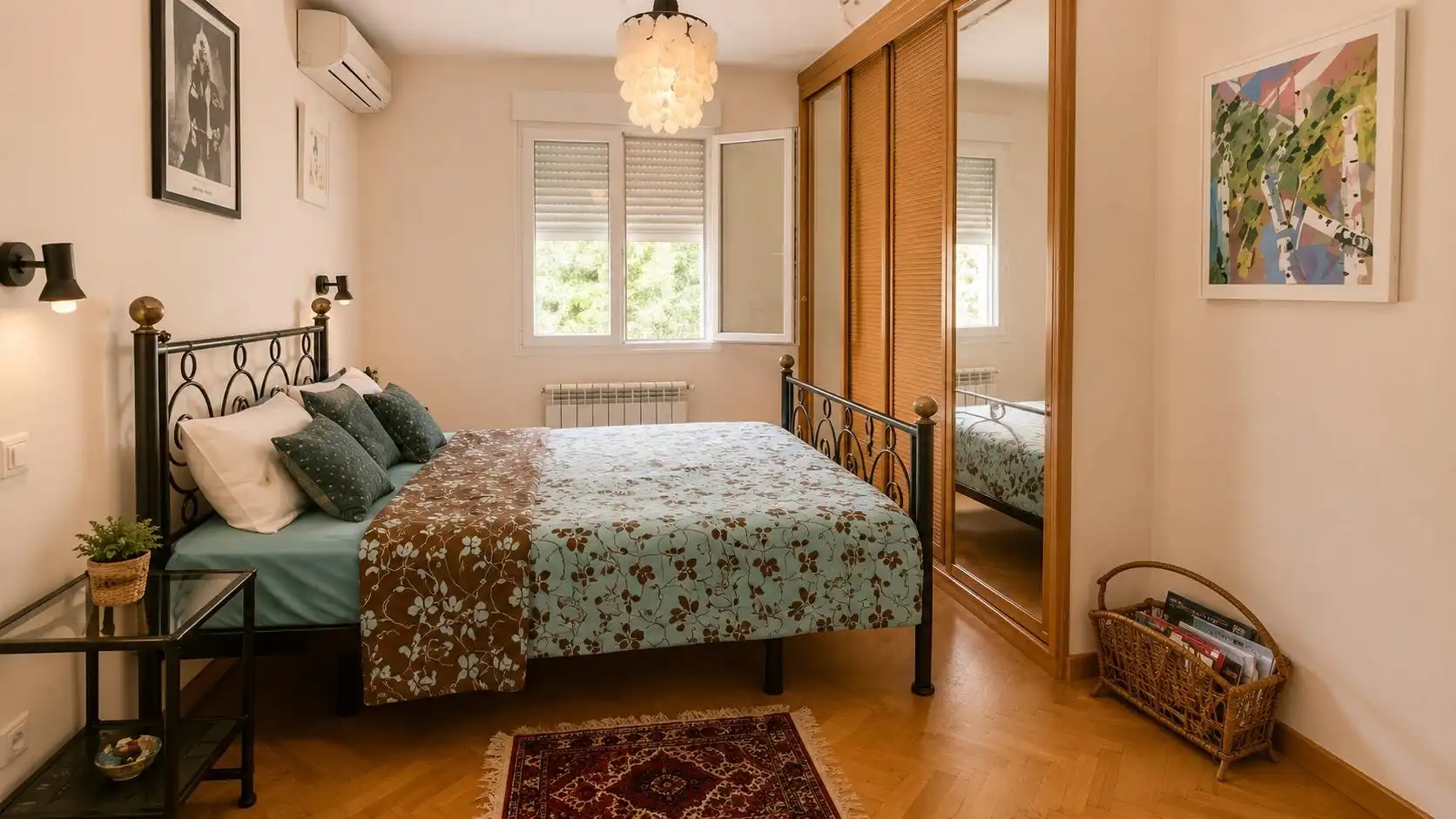 Bedroom of Detached homes for rent in Majadahonda  with Air Conditioner, Heating and Private garden