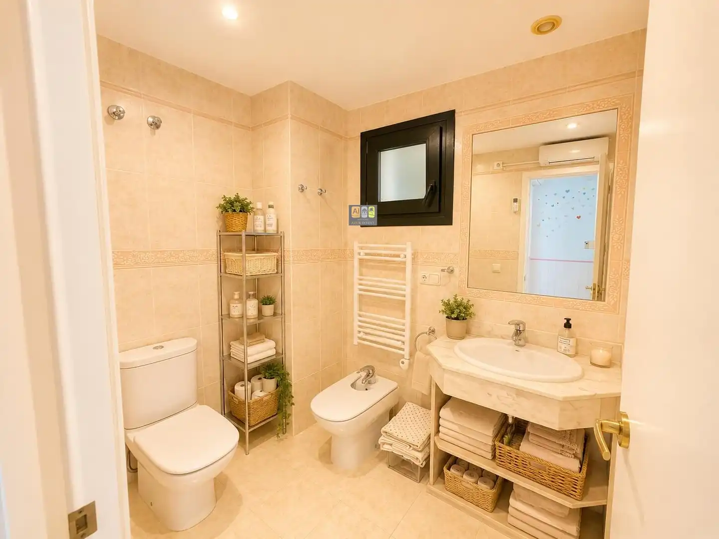 Bany de Apartament en venda en Altea amb Aire condicionat, Calefacció i Jardí privat