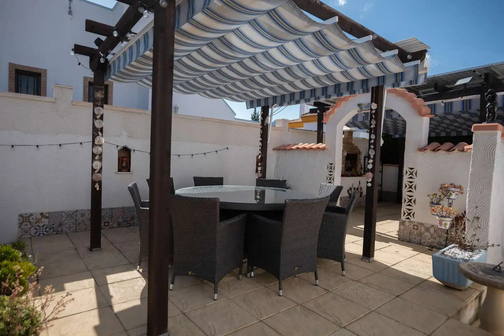 Terrassa de Casa o xalet en venda en Hondón de las Nieves / El Fondó de les Neus amb Calefacció, Jardí privat i Terrassa