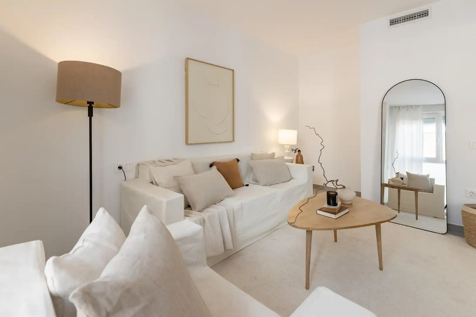 Sala de estar de Ático en venta en Manises con Aire acondicionado, Terraza y Piscina comunitaria