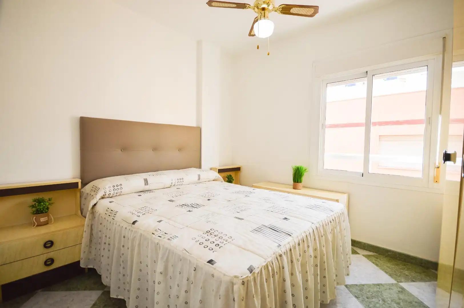 Schlafzimmer von Wohnung zum Verkauf in Benahadux mit Klimaanlage, Heizung und Terrasse