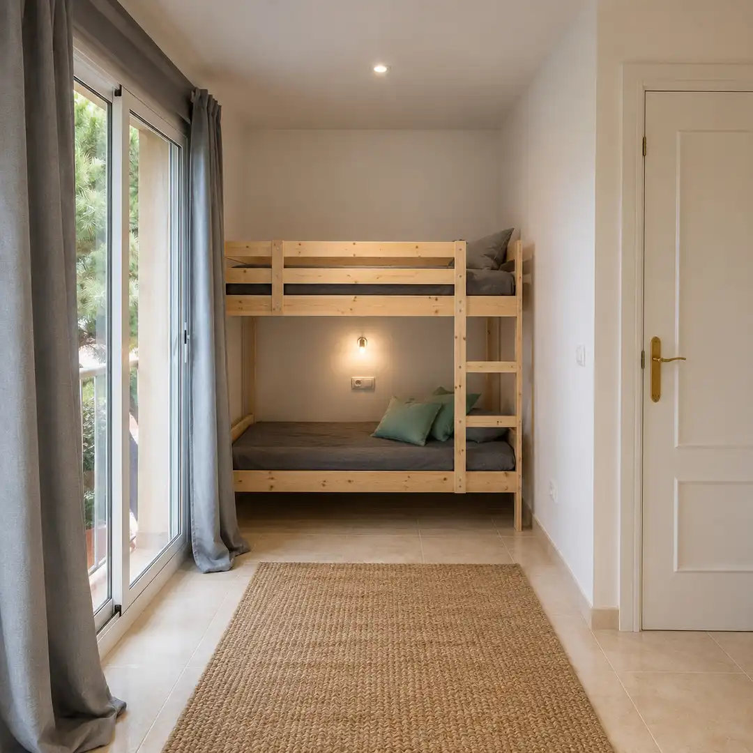 Bedroom of Houses for rent in Gavà  with Air Conditioner, Heating and Private garden