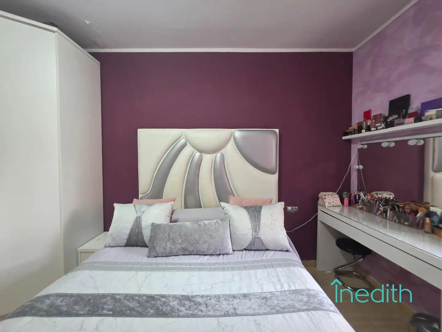 Schlafzimmer von Einfamilien-Reihenhaus zum Verkauf in Viladecans mit Klimaanlage, Heizung und Terrasse