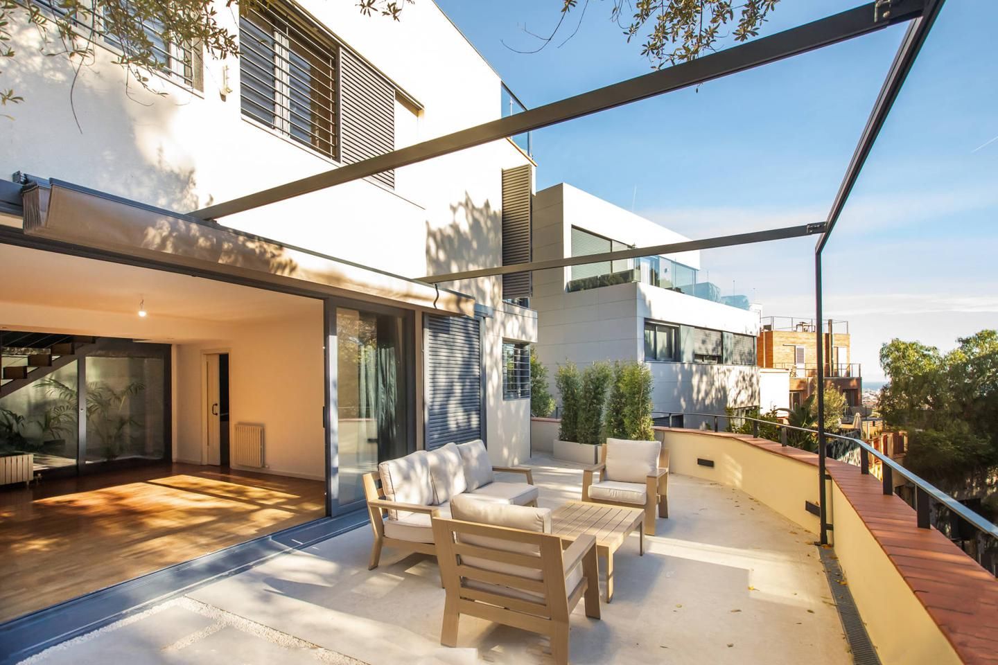 Terrace of House or chalet for rent in  Barcelona Capital  with Air Conditioner, Heating and Terrace