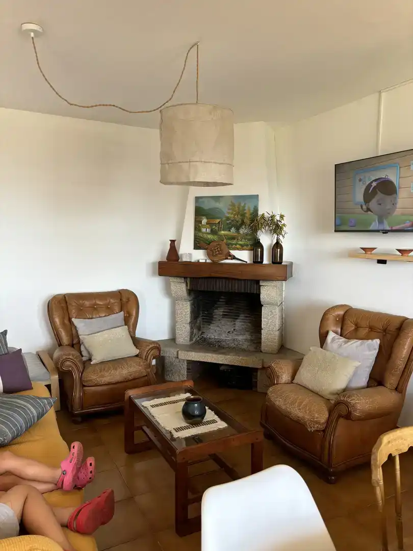 Living room of Houses for rent in Oleiros  with Private garden, Storage room and Furnished