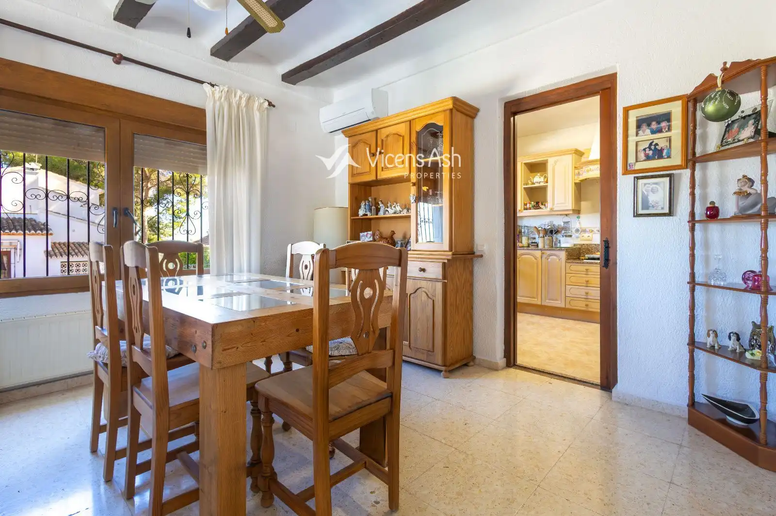 Dining room of Houses for sale in Jávea / Xàbia  with Air Conditioner, Heating and Terrace