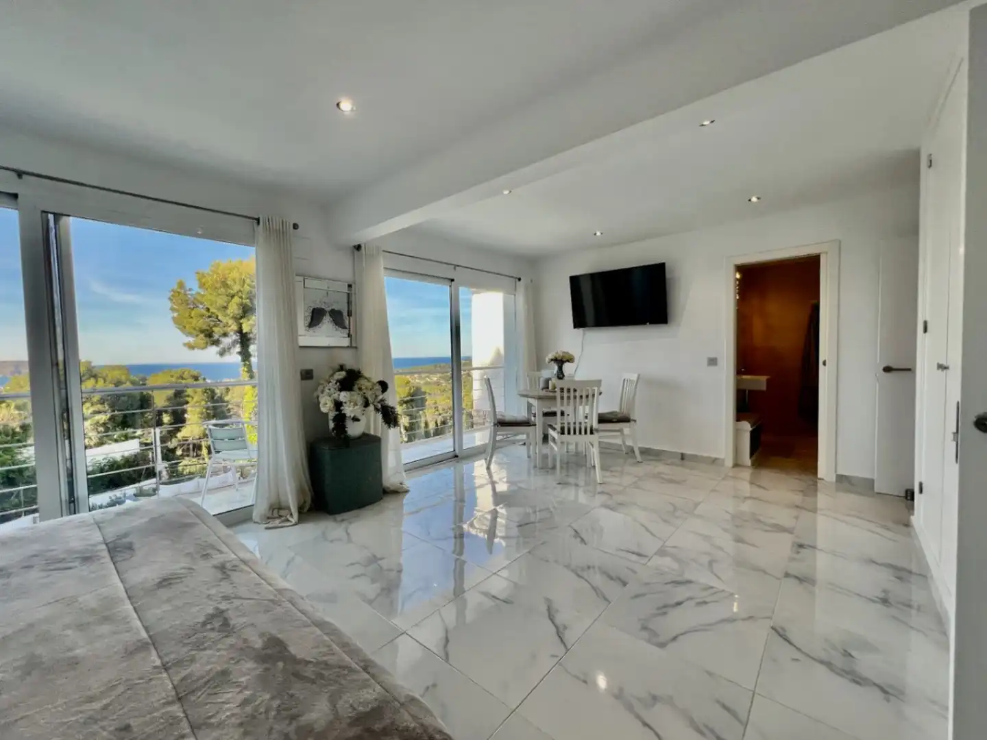 Dining room of Houses for sale in Jávea / Xàbia  with Air Conditioner, Heating and Terrace