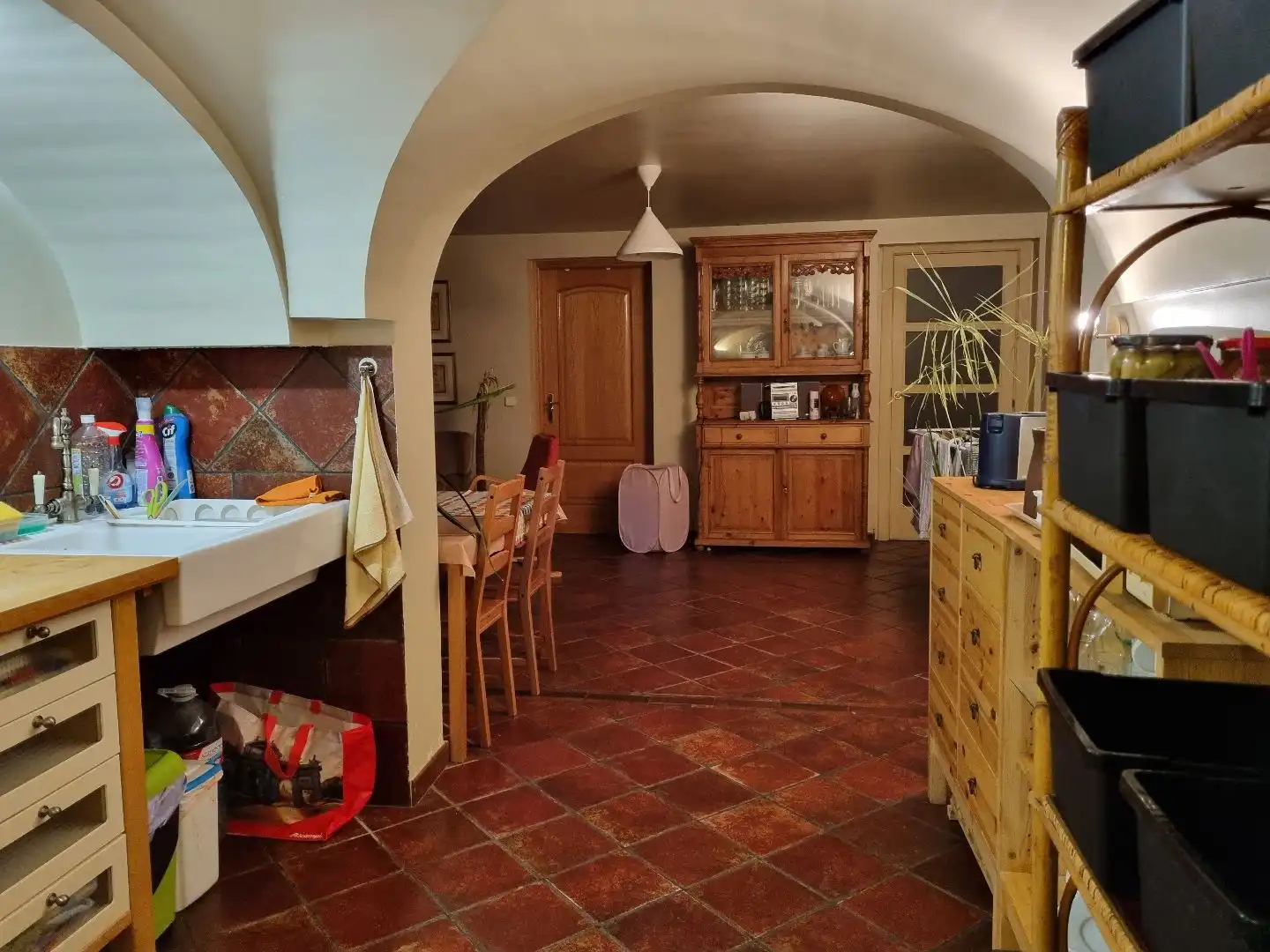 Kitchen of Flat for share in Urbanización La Moraleja