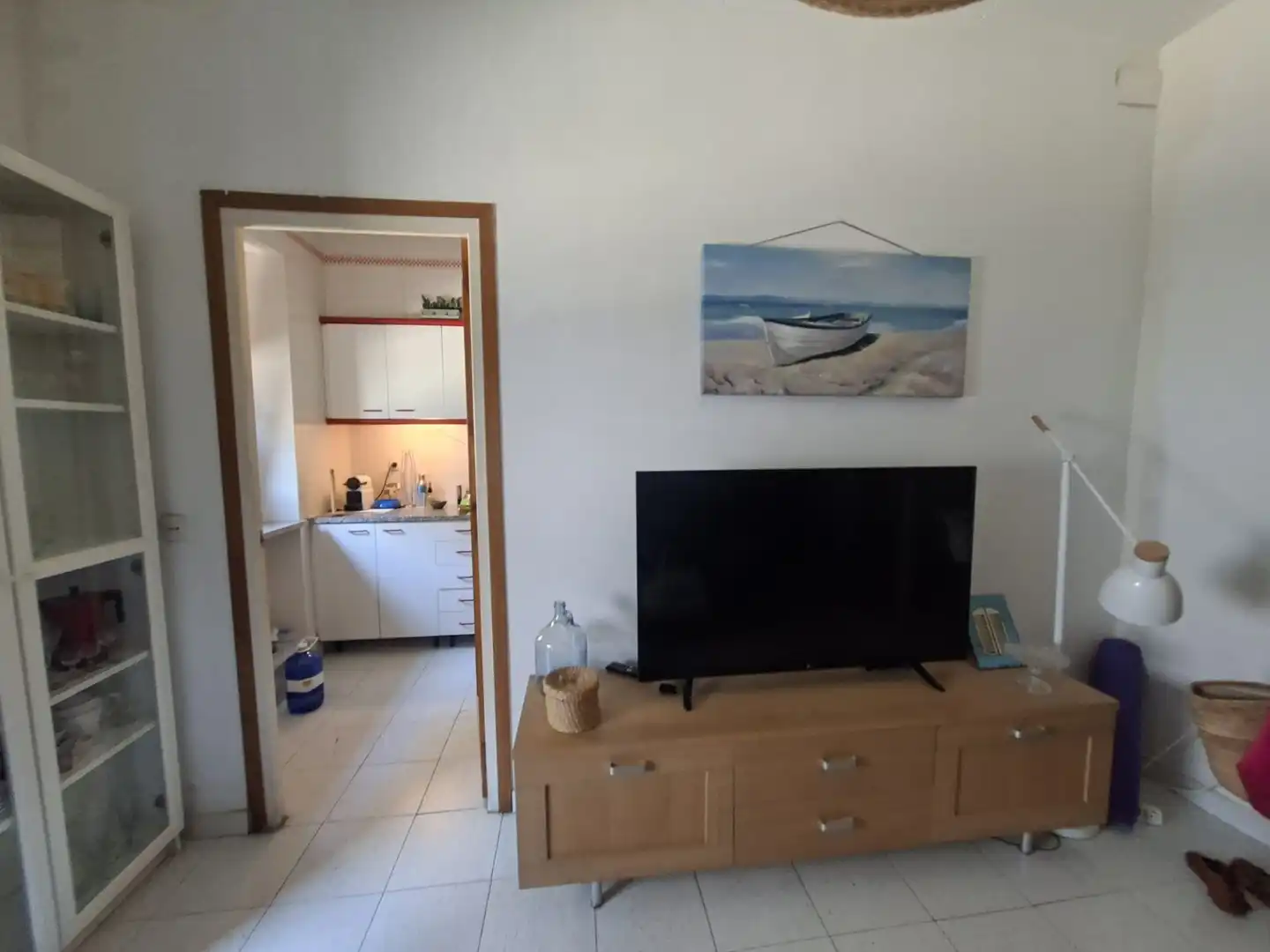 Sala d'estar de Casa adosada en venda en Portbou amb Aire condicionat, Calefacció i Terrassa